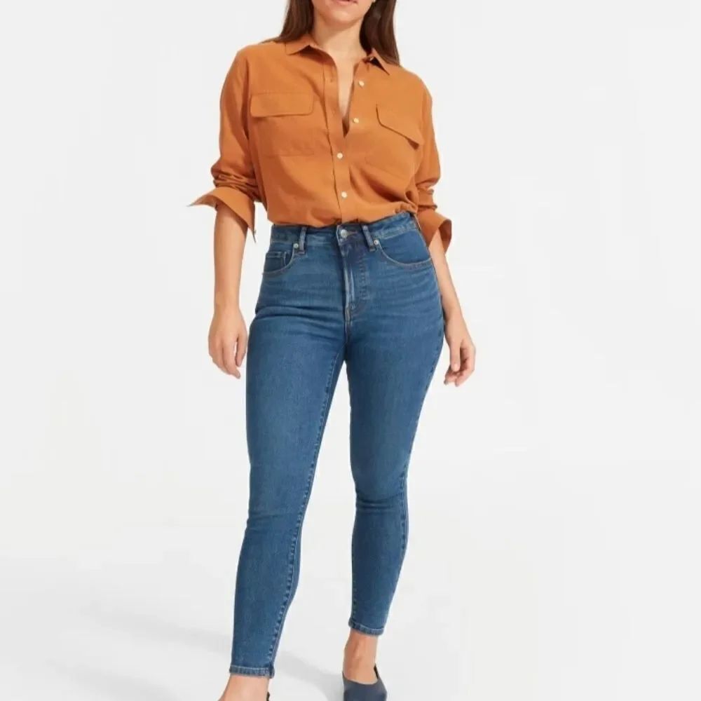 Everlane the curvy high rise skinny jeans sz 26